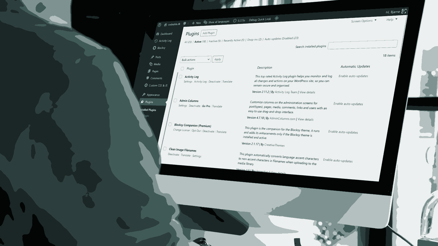 WordPress plugins i vores ‘tech stack’